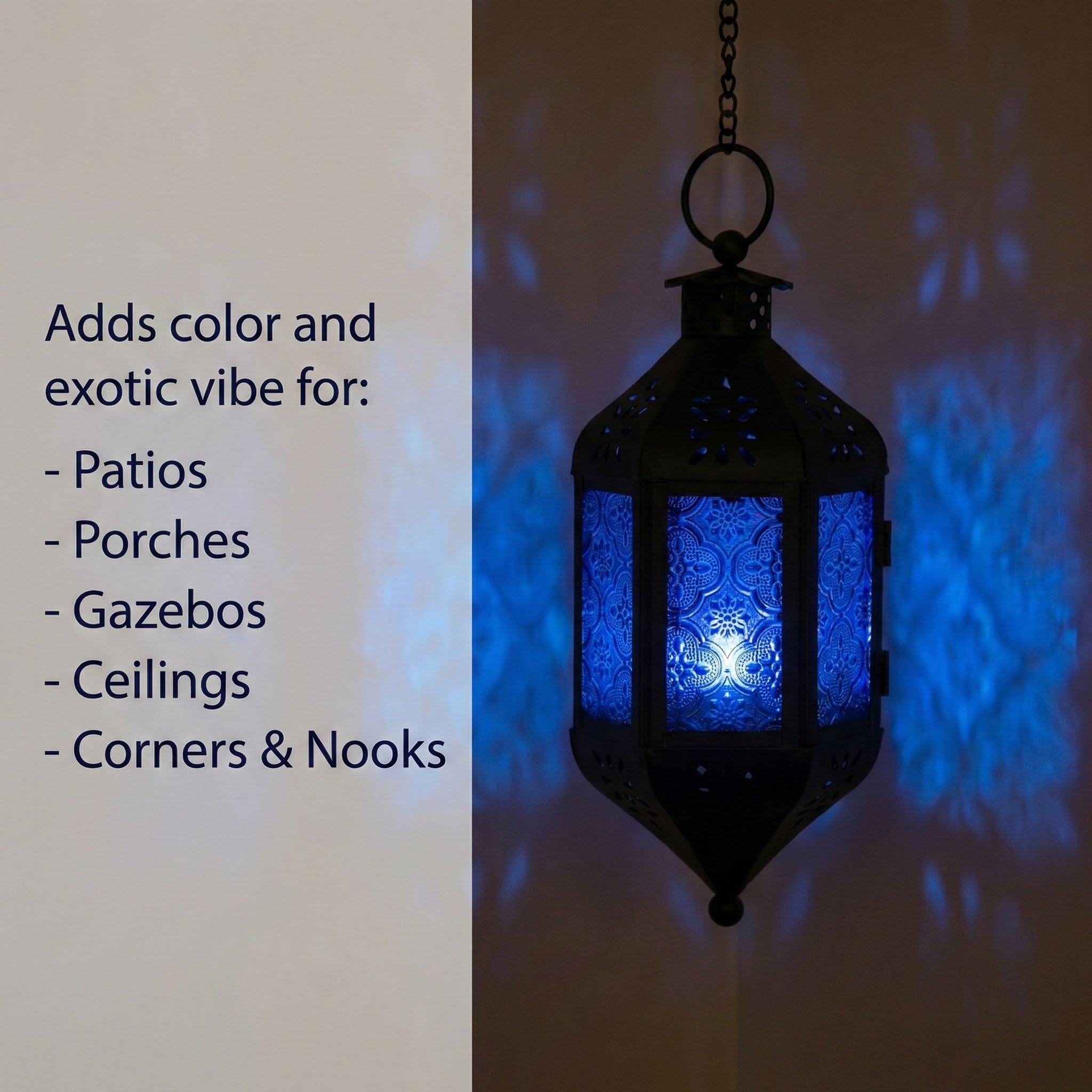 Amazon.com: Vela Lanterns Decorative Indoor Outdoor Hanging Candle